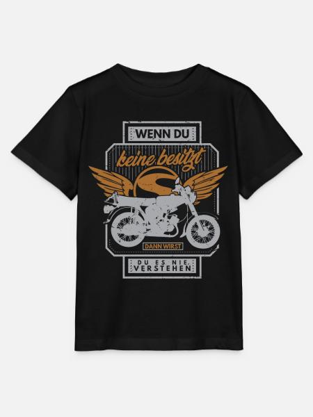 Simson, Simmi S51, Moped Geschenkidee Ossi 50ccm - Stanley/Stella Kinder T-Shirt MINI CREATOR - Schwarz