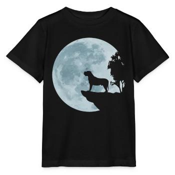 Mastiff Mastino Bullmastiff Moon Masti Cadeau - T-shirt bio MINI CREATOR Stanley/Stella Enfant - noir - Devant - Mikhail (115cm)