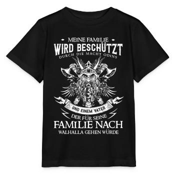 Odin Nordische Mythologie & Wikinger Walhalla - Stanley/Stella Kinder T-Shirt MINI CREATOR  - Schwarz - Vorne - Mikhail (115cm)
