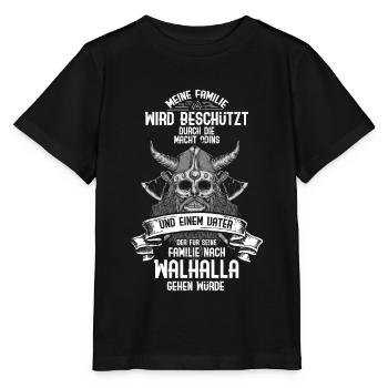 Odin Nordische Mythologie & Wikinger Walhalla - Stanley/Stella Kinder T-Shirt MINI CREATOR  - Schwarz - Vorne - Mikhail (115cm)