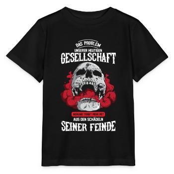 Odin Nordische Mythologie & Wikinger Walhalla - Stanley/Stella Kinder T-Shirt MINI CREATOR  - Schwarz - Vorne - Mikhail (115cm)