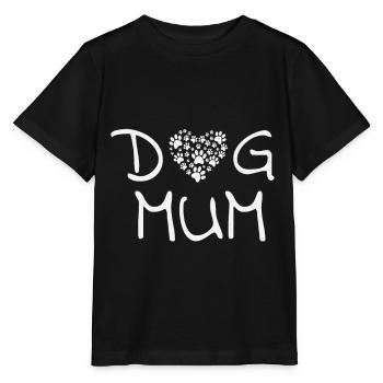 Dog Mum - Stanley/Stella Kinder T-Shirt MINI CREATOR  - Schwarz - Vorne - Mikhail (115cm)