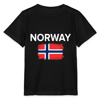 Norway - Stanley/Stella MINI CREATOR Kids’ T-Shirt - black - Front - Mikhail (115cm)