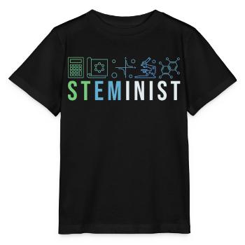 Steminist Mathe Technologie, Technologe Forschung - Stanley/Stella Kinder T-Shirt MINI CREATOR  - Schwarz - Vorne - Mikhail (115cm)