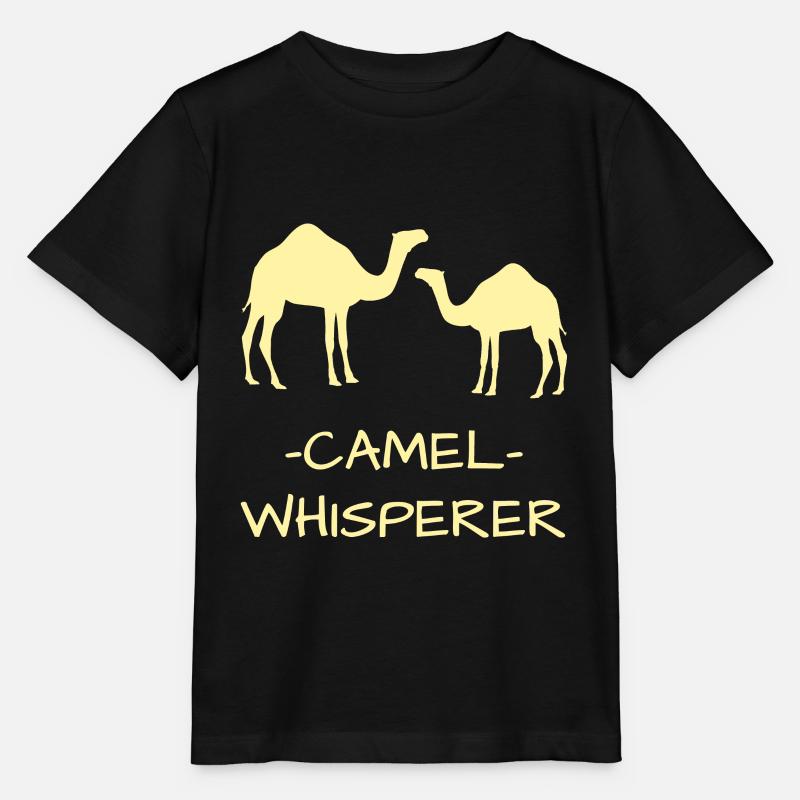 Chameau Whisperer - T-shirt bio MINI CREATOR Stanley/Stella Enfant - noir