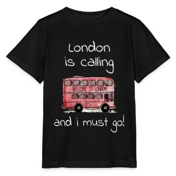 Londres - T-shirt bio MINI CREATOR Stanley/Stella Enfant - noir - Devant - Mikhail (115cm)