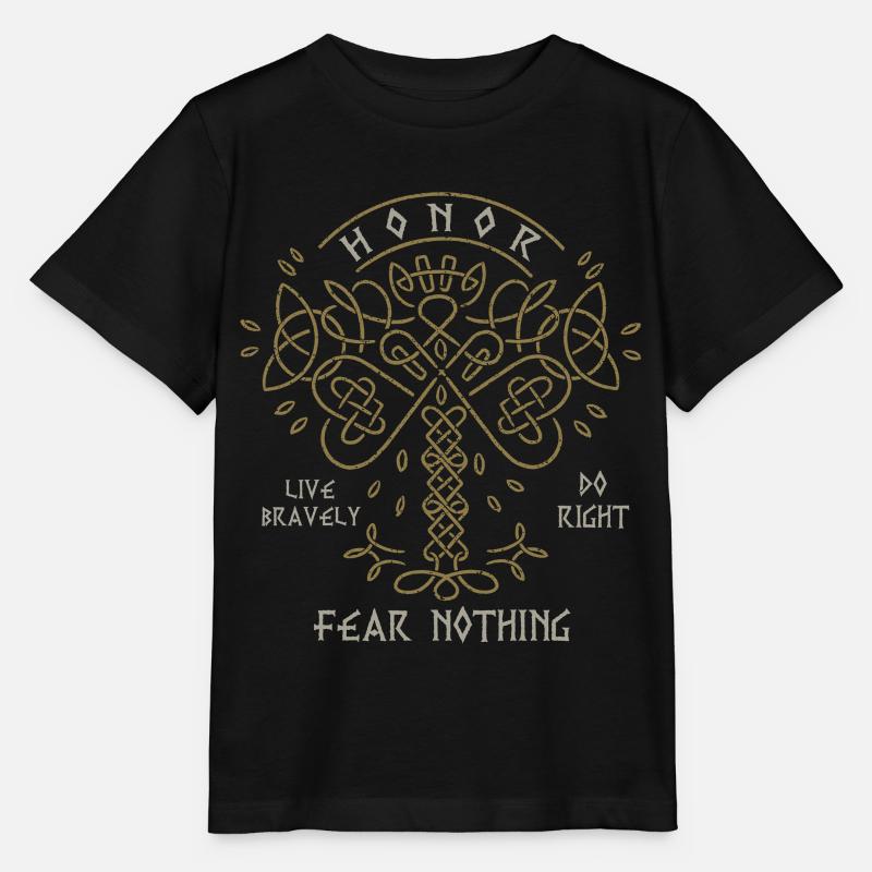 Wikinger Viking Geschenk, Odin, Valhalla, Valküre - Stanley/Stella Kinder T-Shirt MINI CREATOR  - Schwarz