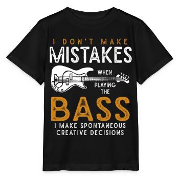 Bass player bass player bass guitar gift idea - Stanley/Stella MINI CREATOR Kids’ T-Shirt - black - Front - Mikhail (115cm)