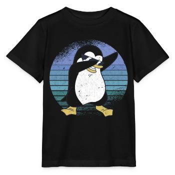 Costume de pingouin, pingouins, pingouins - T-shirt bio MINI CREATOR Stanley/Stella Enfant - noir - Devant - Mikhail (115cm)