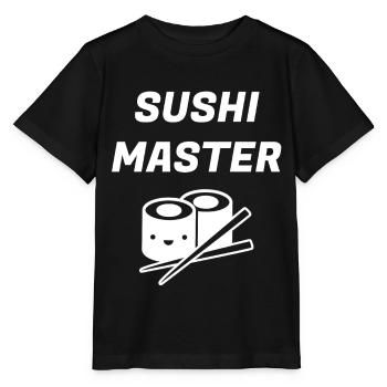 Sushi - T-shirt bio MINI CREATOR Stanley/Stella Enfant - noir - Devant - Mikhail (115cm)