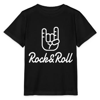 Rock n Roll - T-shirt bio MINI CREATOR Stanley/Stella Enfant - noir - Devant - Mikhail (115cm)