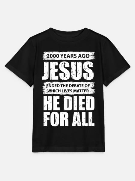 Jesus, Bibelstunde, Katholisches Zitat - Stanley/Stella Kinder T-Shirt MINI CREATOR - Schwarz