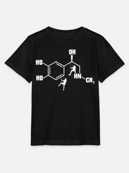 Klettern Adrenalin, Kletterer, Klettern - Stanley/Stella Kinder T-Shirt MINI CREATOR - Schwarz