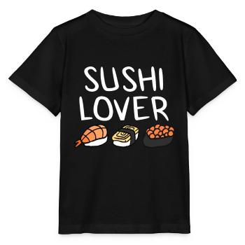 Sushi - T-shirt bio MINI CREATOR Stanley/Stella Enfant - noir - Devant - Mikhail (115cm)