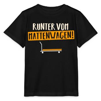 Runter vom Mattenwagen, Hallensport, Halle - Stanley/Stella Kinder T-Shirt MINI CREATOR  - Schwarz - Vorne - Mikhail (115cm)