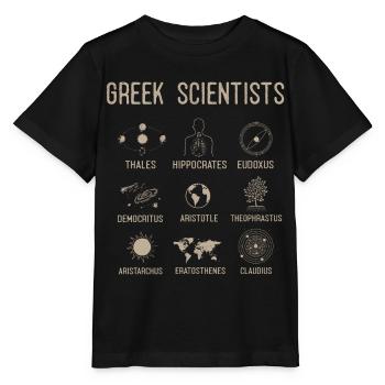 Grecs, grecs - T-shirt bio MINI CREATOR Stanley/Stella Enfant - noir - Devant - Mikhail (115cm)
