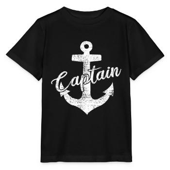 Capitaine - T-shirt bio MINI CREATOR Stanley/Stella Enfant - noir - Devant - Mikhail (115cm)