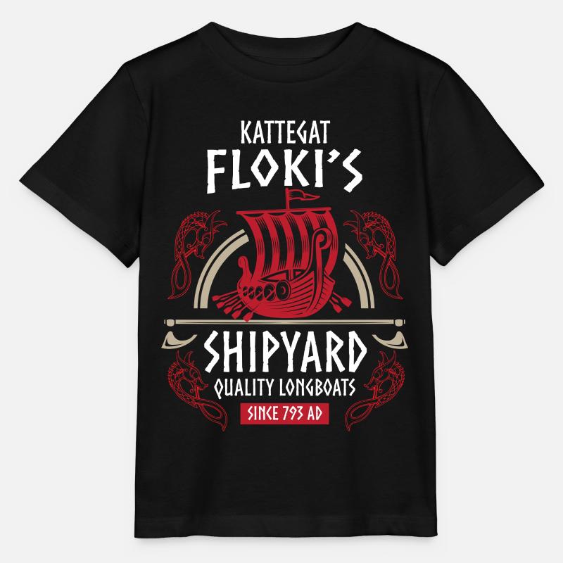 Viking, Kattegat Flokis Werft - Stanley/Stella Kinder T-Shirt MINI CREATOR - Schwarz