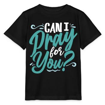 Verse biblique, Dieu chrétien, prière - T-shirt bio MINI CREATOR Stanley/Stella Enfant - noir - Devant - Mikhail (115cm)