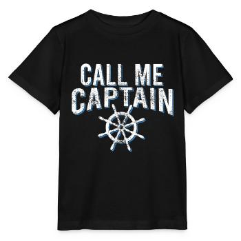 Capitaine - T-shirt bio MINI CREATOR Stanley/Stella Enfant - noir - Devant - Mikhail (115cm)
