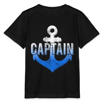 Capitaine - T-shirt bio MINI CREATOR Stanley/Stella Enfant - noir - Devant - Mikhail (115cm)