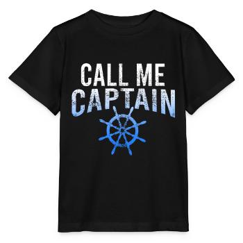Capitaine - T-shirt bio MINI CREATOR Stanley/Stella Enfant - noir - Devant - Mikhail (115cm)