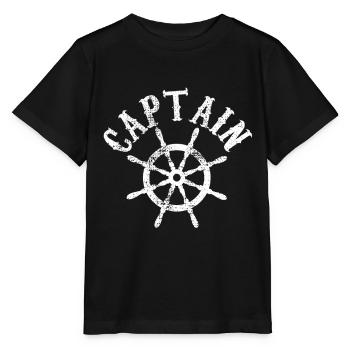 Capitaine - T-shirt bio MINI CREATOR Stanley/Stella Enfant - noir - Devant - Mikhail (115cm)