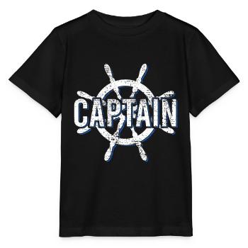 Capitaine - T-shirt bio MINI CREATOR Stanley/Stella Enfant - noir - Devant - Mikhail (115cm)