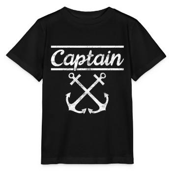 Capitaine - T-shirt bio MINI CREATOR Stanley/Stella Enfant - noir - Devant - Mikhail (115cm)