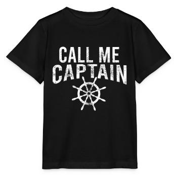 Capitaine - T-shirt bio MINI CREATOR Stanley/Stella Enfant - noir - Devant - Mikhail (115cm)