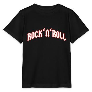 Rock and Roll - Stanley/Stella Kinder T-Shirt MINI CREATOR  - Schwarz - Vorne - Mikhail (115cm)
