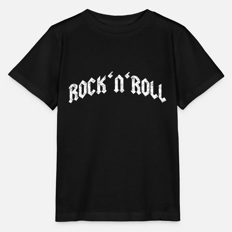 Rock and Roll - T-shirt bio MINI CREATOR Stanley/Stella Enfant - noir