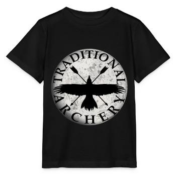 Archer Arc-en-ciel- cadeau de tir à l’arc - T-shirt bio MINI CREATOR Stanley/Stella Enfant - noir - Devant - Mikhail (115cm)