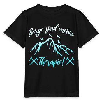 Berge Wandern Spruch - Stanley/Stella Kinder T-Shirt MINI CREATOR  - Schwarz - Vorne - Mikhail (115cm)