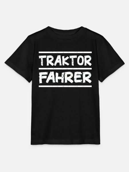 Traktor Fahrer - Stanley/Stella Kinder T-Shirt MINI CREATOR  - Schwarz