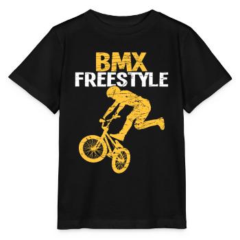 BMX freestyle - Stanley/Stella Kinder T-Shirt MINI CREATOR  - Schwarz - Vorne - Mikhail (115cm)
