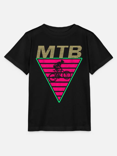 Mountainbike MTB - Stanley/Stella Kinder T-Shirt MINI CREATOR - Schwarz