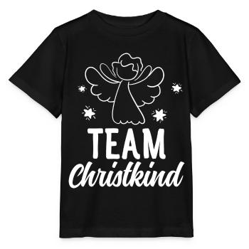 Team Christkind - Stanley/Stella Kinder T-Shirt MINI CREATOR  - Schwarz - Vorne - Mikhail (115cm)