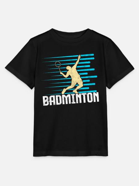 Badminton - Stanley/Stella Kinder T-Shirt MINI CREATOR - Schwarz