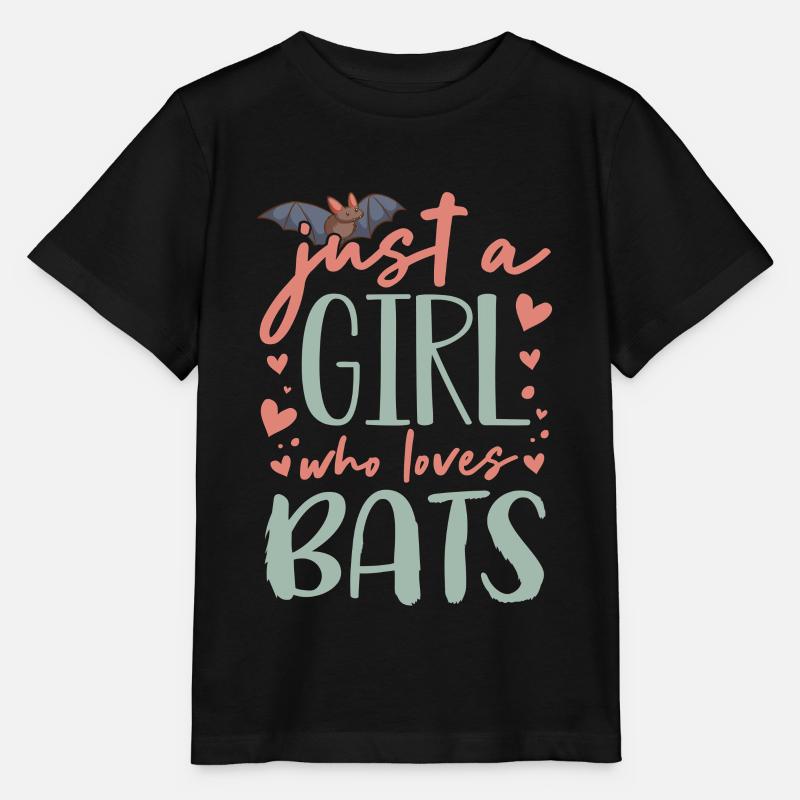 Chauves-souris, Chauve-souris - T-shirt bio MINI CREATOR Stanley/Stella Enfant - noir