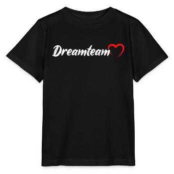 Dream Team Dream Couple - Stanley/Stella MINI CREATOR Kids’ T-Shirt - black - Front - Mikhail (115cm)