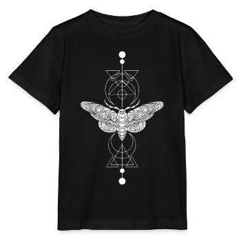 Gothic Motte, Dunkle Ästhetik - Stanley/Stella Kinder T-Shirt MINI CREATOR  - Schwarz - Vorne - Mikhail (115cm)