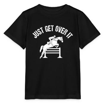 Cheval, chevaux, filles et chevaux - T-shirt bio MINI CREATOR Stanley/Stella Enfant - noir - Devant - Mikhail (115cm)