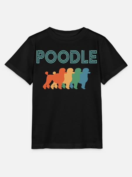 Pudel-Hundeliebhaber, Hunde - Stanley/Stella Kinder T-Shirt MINI CREATOR - Schwarz