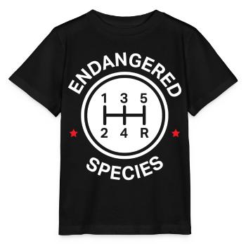 Transmissions manuelles, Changement de vitesse manuel - T-shirt bio MINI CREATOR Stanley/Stella Enfant - noir - Devant - Mikhail (115cm)