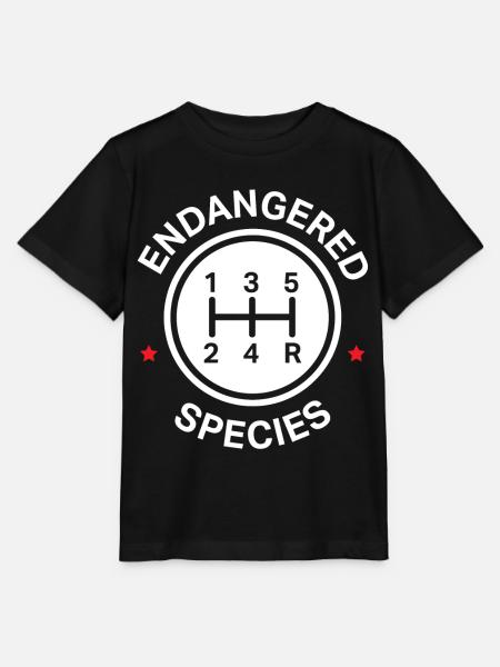 Manuelle Getriebe, Manuelles Verschieben - Stanley/Stella Kinder T-Shirt MINI CREATOR - Schwarz