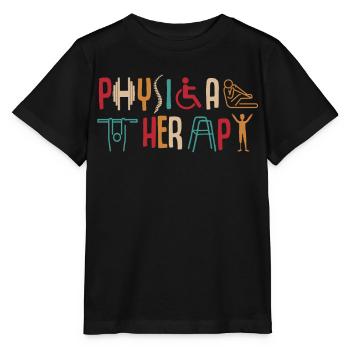 Physiothérapie - T-shirt bio MINI CREATOR Stanley/Stella Enfant - noir - Devant - Mikhail (115cm)