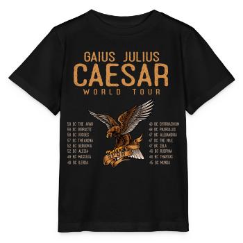 Gaius Julius Caesar World Tour, Antike Römer - Stanley/Stella Kinder T-Shirt MINI CREATOR  - Schwarz - Vorne - Mikhail (115cm)
