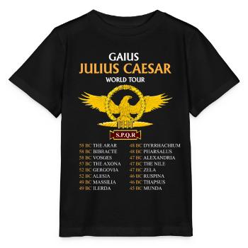 Gaius Julius Caesar World Tour, Antike Römer - Stanley/Stella Kinder T-Shirt MINI CREATOR  - Schwarz - Vorne - Mikhail (115cm)