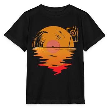 Vinyl Record Sunrise, Audiophiles - Stanley/Stella MINI CREATOR Kids’ T-Shirt - black - Front - Mikhail (115cm)